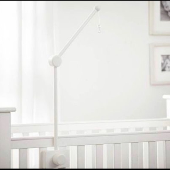 Pottery Barn Kids Plush Mobile Elephants with Wooden Crib Mobile Arm BNIB - Picture 3 of 6